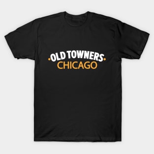 Old Towners Chicago Minimal Logo Design - Chicago Neighborhood Series T-Shirt